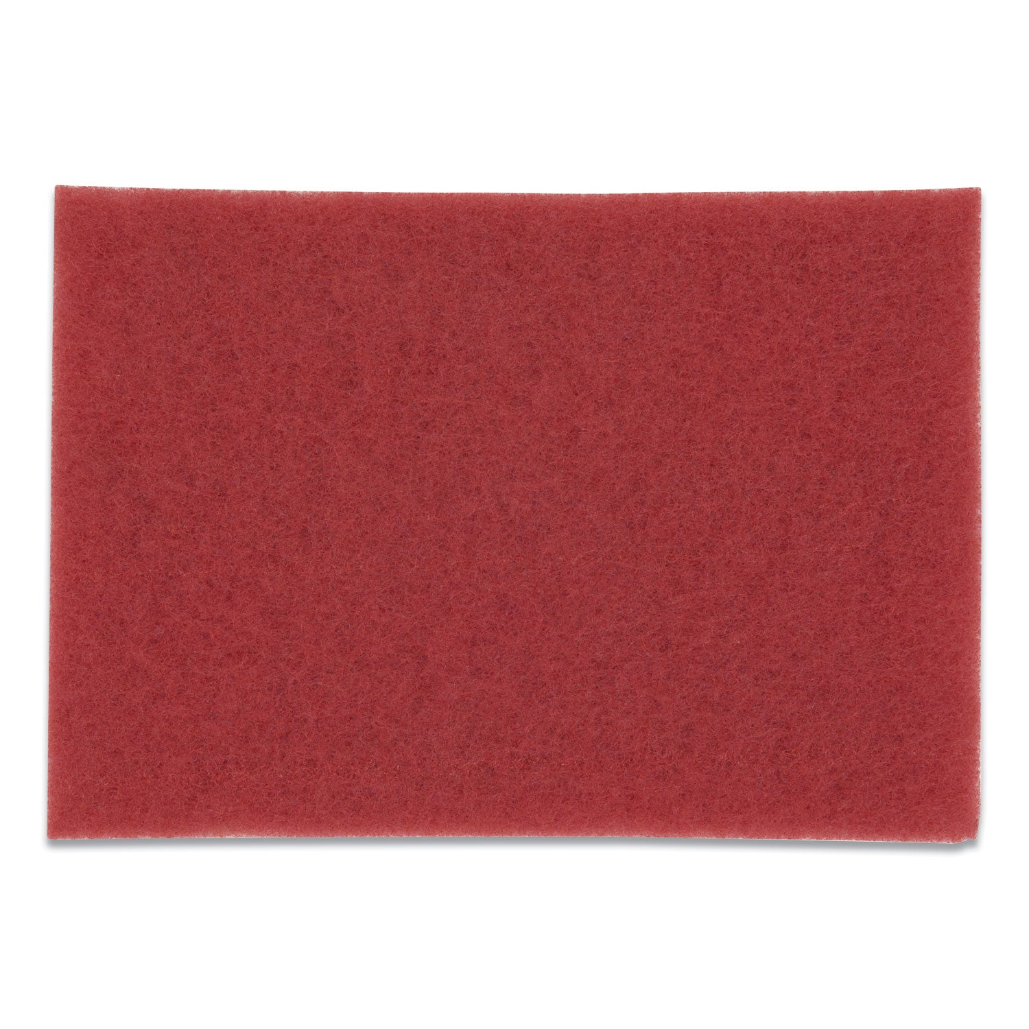 3M Low-Speed Buffer Floor Pads 5100, 20 x 14, Red, 10/Carton (MMM59258)