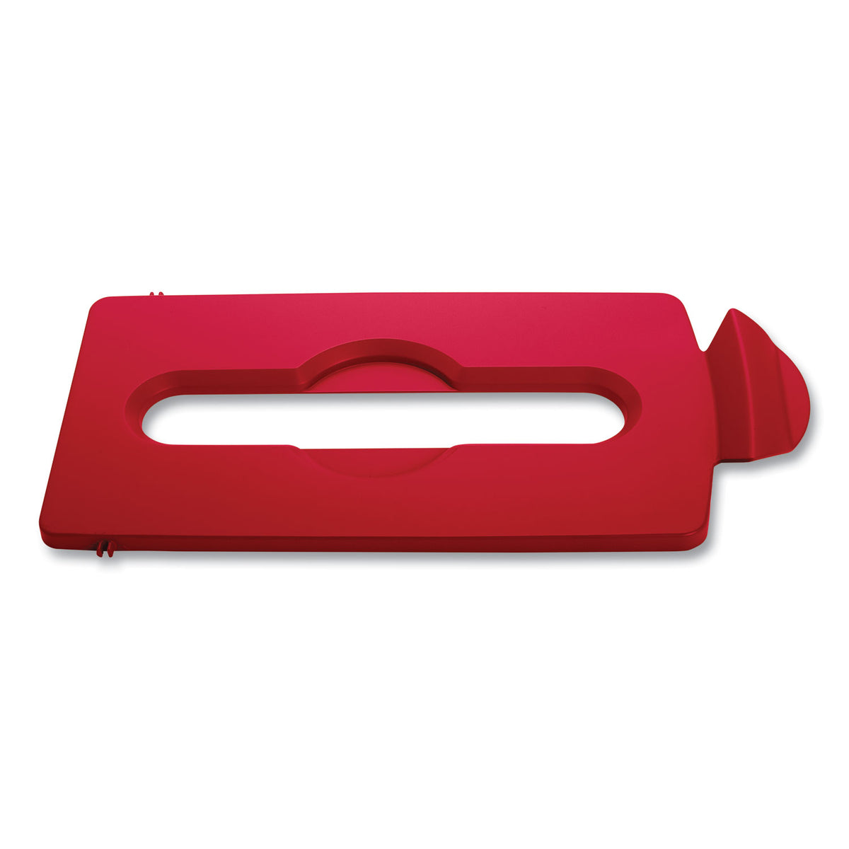 Rubbermaid Commercial Slim Jim Paper Recycling Top, 16.5 x 8 x 0.5, Red (RCP2007194)