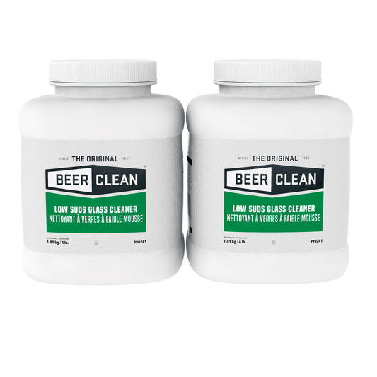 Diversey Beer Clean Glass Cleaner, Unscented, Powder, 4 lb. Container (DVO990241)