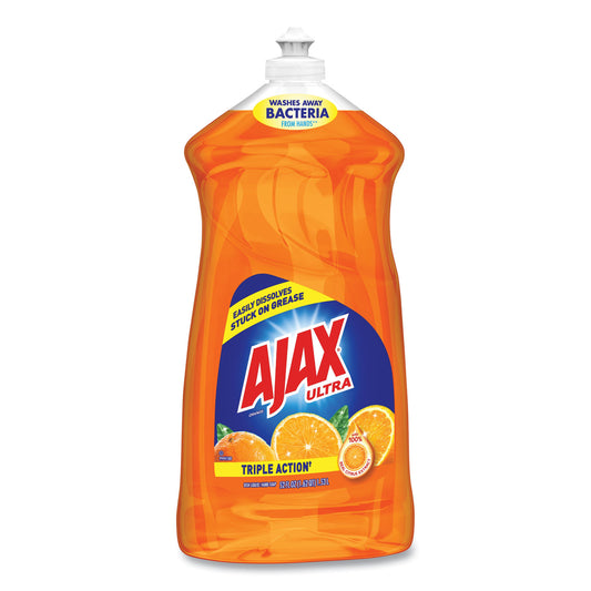 Ajax Dish Detergent, Liquid, Antibacterial, Orange, 52 oz, Bottle (CPC49860)