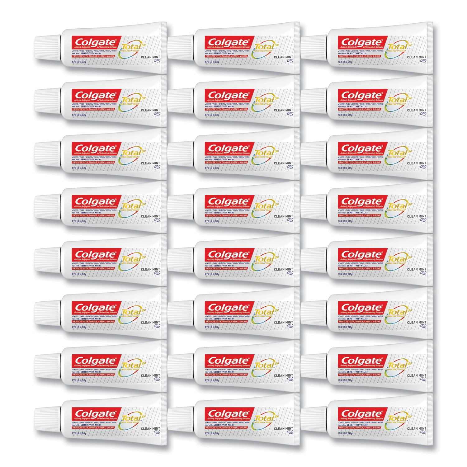 Colgate Total Toothpaste, Coolmint, 0.88 oz, 24/Carton (CPC45986)