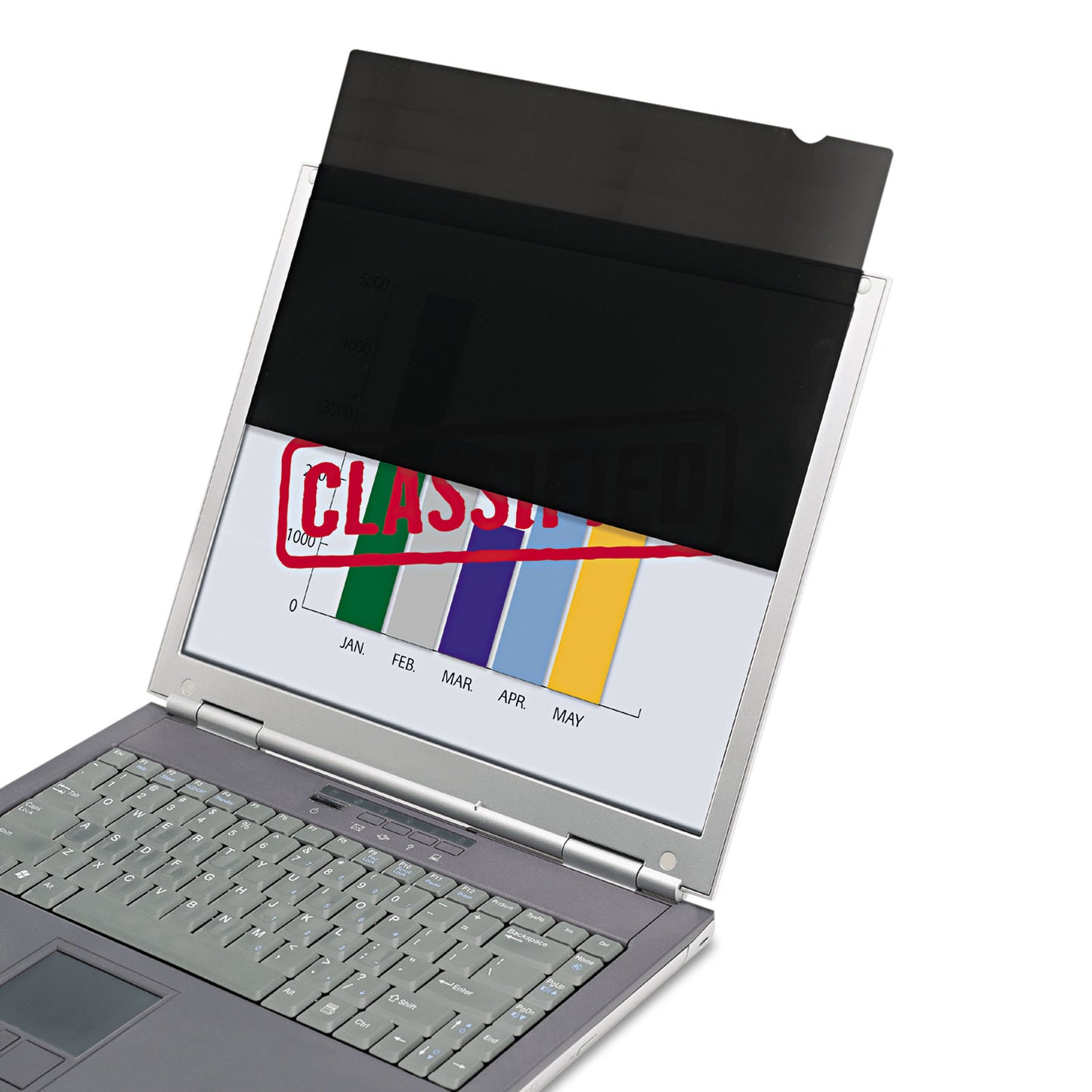 AbilityOne 7045015708904, SKILCRAFT Shield Privacy Filter for 17" Flat Panel Monitor/Laptop