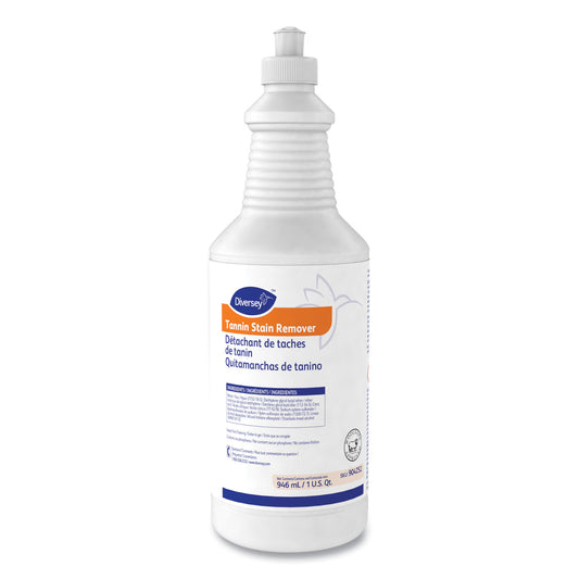 Diversey Tannin Stain Remover, 32 oz Bottle, Fruity, 6/CT (DVO101109759)