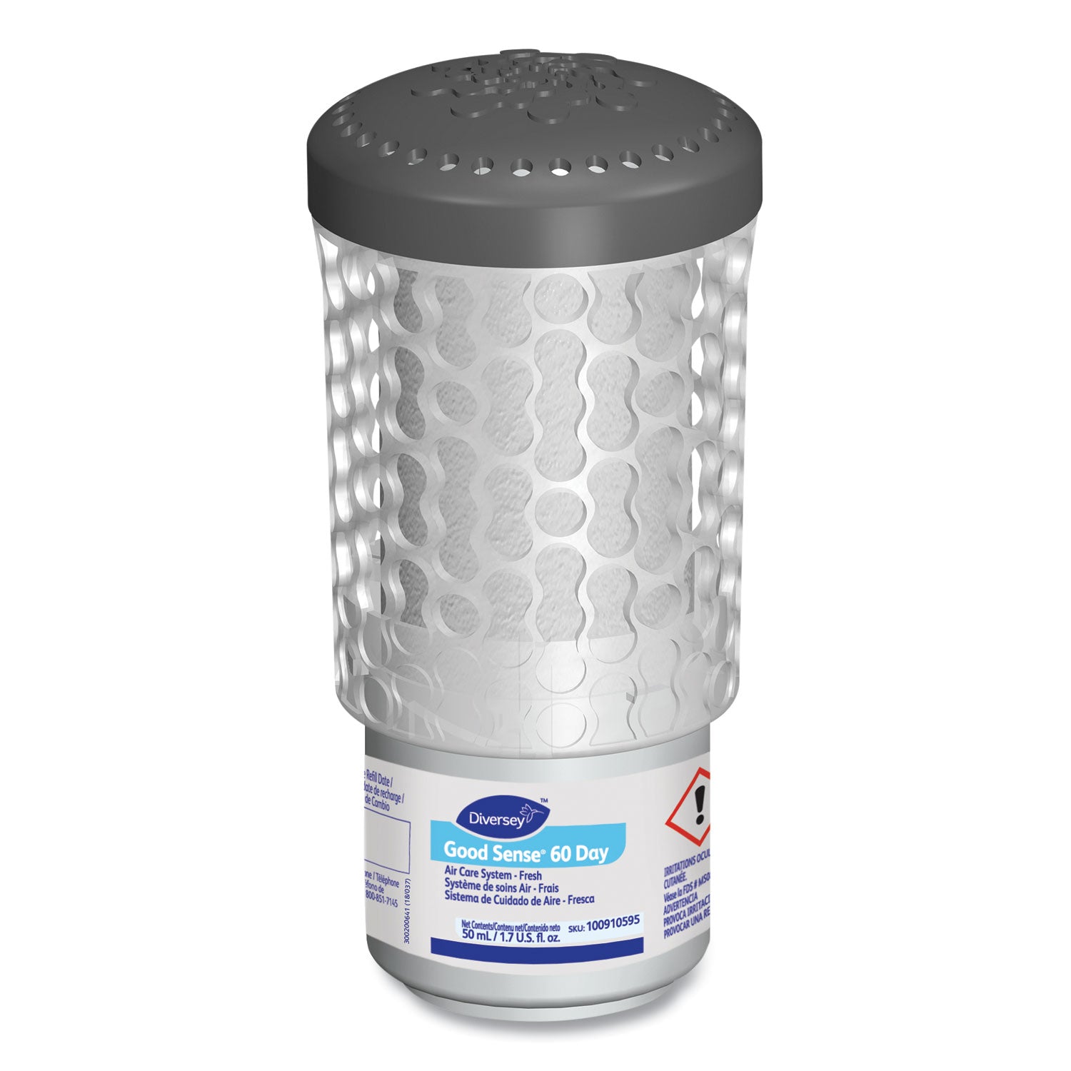 Diversey Good Sense 60-Day Air Care System, Fresh Scent, 1.7 oz, 6/Carton (DVO100910595)