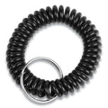 CONTROLTEK Wrist Key Coil Key Organizers, Black, 12/Pack (CNK565121)
