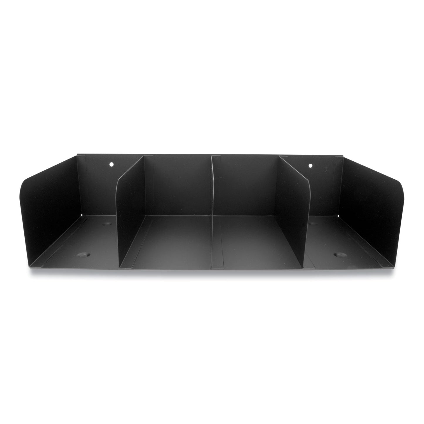 CONTROLTEK Trays, 4 Compartments, 16 x 8 x 4, Heavy Gauge Steel, Black (CNK500070)