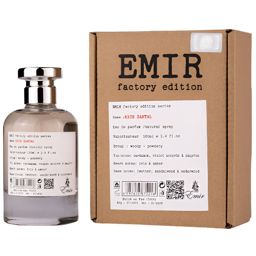 Paris Corner Emir Factory Edition Rich Santal Eau De Parfum