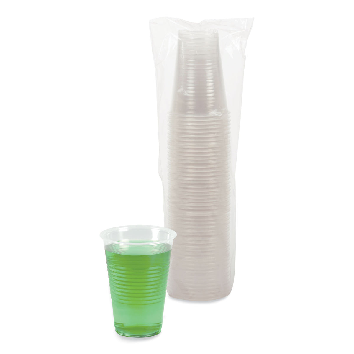 Boardwalk Translucent Plastic Cold Cups, 14 oz, Polypropylene, 50/Pack (BWKTRANSCUP14PK)