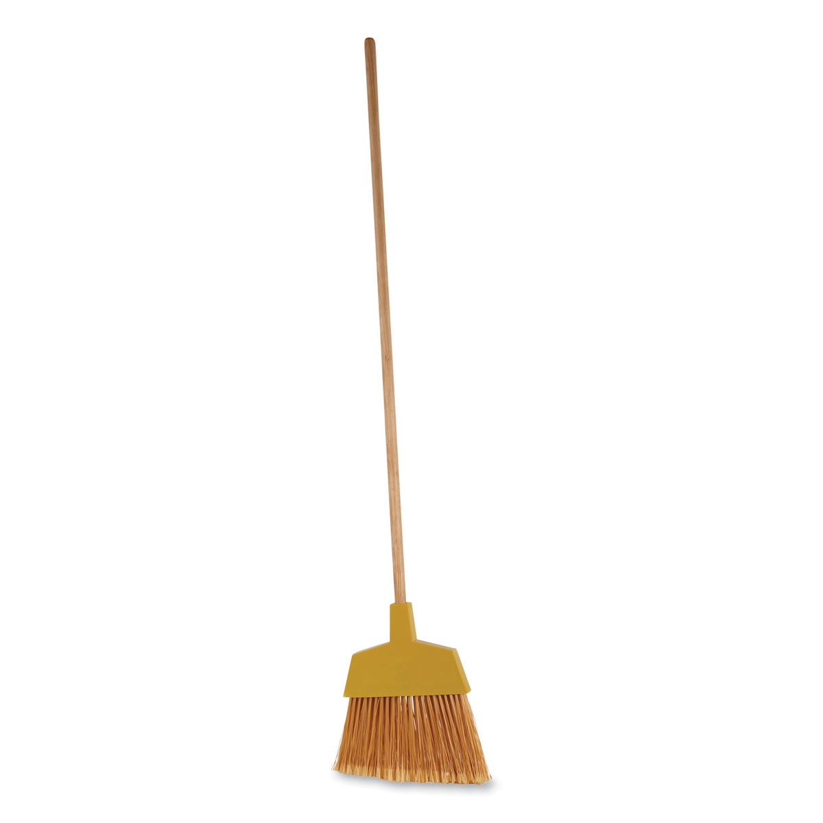 Boardwalk Angler Broom, 53" Handle, Yellow, 12/Carton (BWK932ACT)