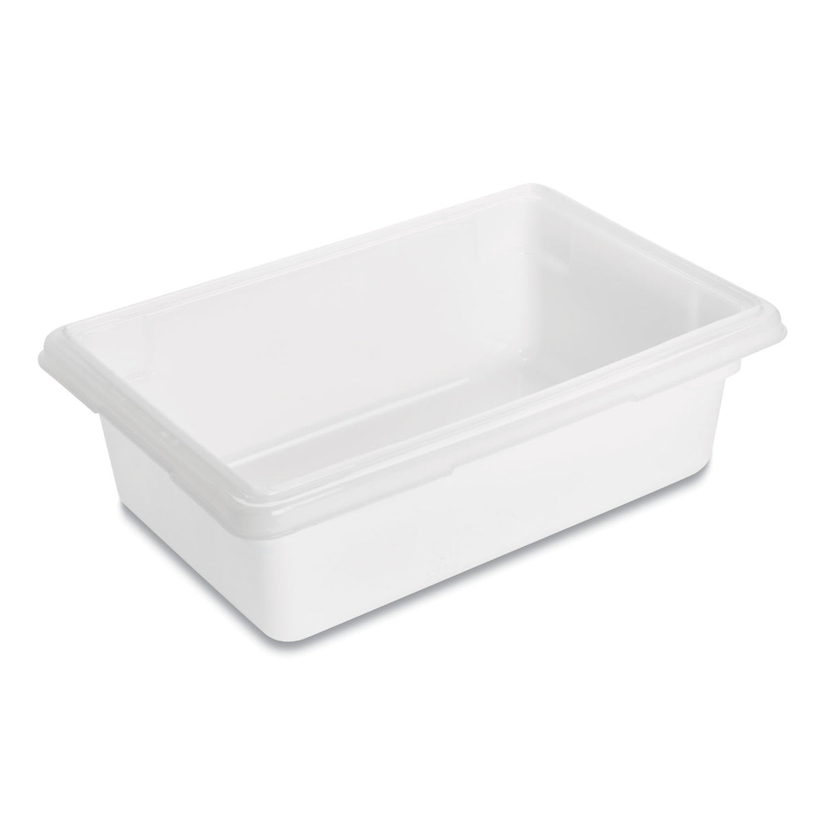 Rubbermaid Commercial Food/Tote Boxes, 3.5 gal, 18 x 12 x 6, White, Plastic (RCP3509WHI)