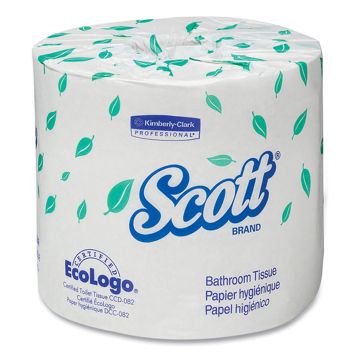 Scott Essential Standard Roll Bathroom Tissue, Septic Safe, 2-Ply, White, 550 Sheets/Roll, 40 Rolls/Carton (KCC48040)