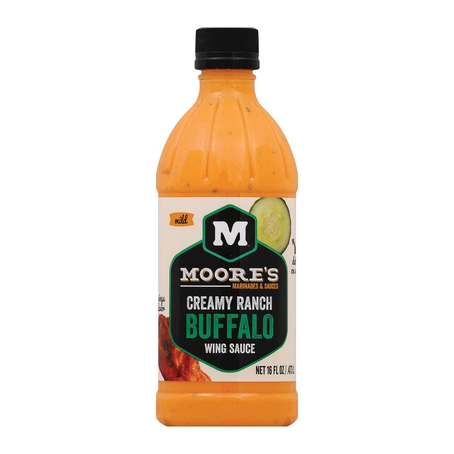 Moore's Wing Sauce - Creamy Ranch Bufalo - Case of 6 - 16 fl oz