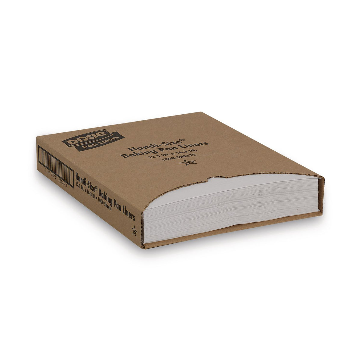 Dixie Greaseproof Liftoff Pan Liners, 12.2 x 16.38, White, 1,000/Carton (HS1000)