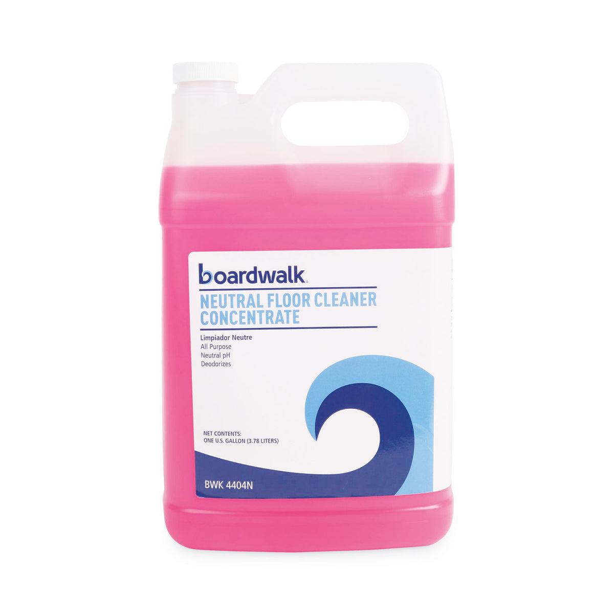 Boardwalk Neutral Floor Cleaner Concentrate, Lemon Scent, 1 gal Bottle (BWK4404NEA)
