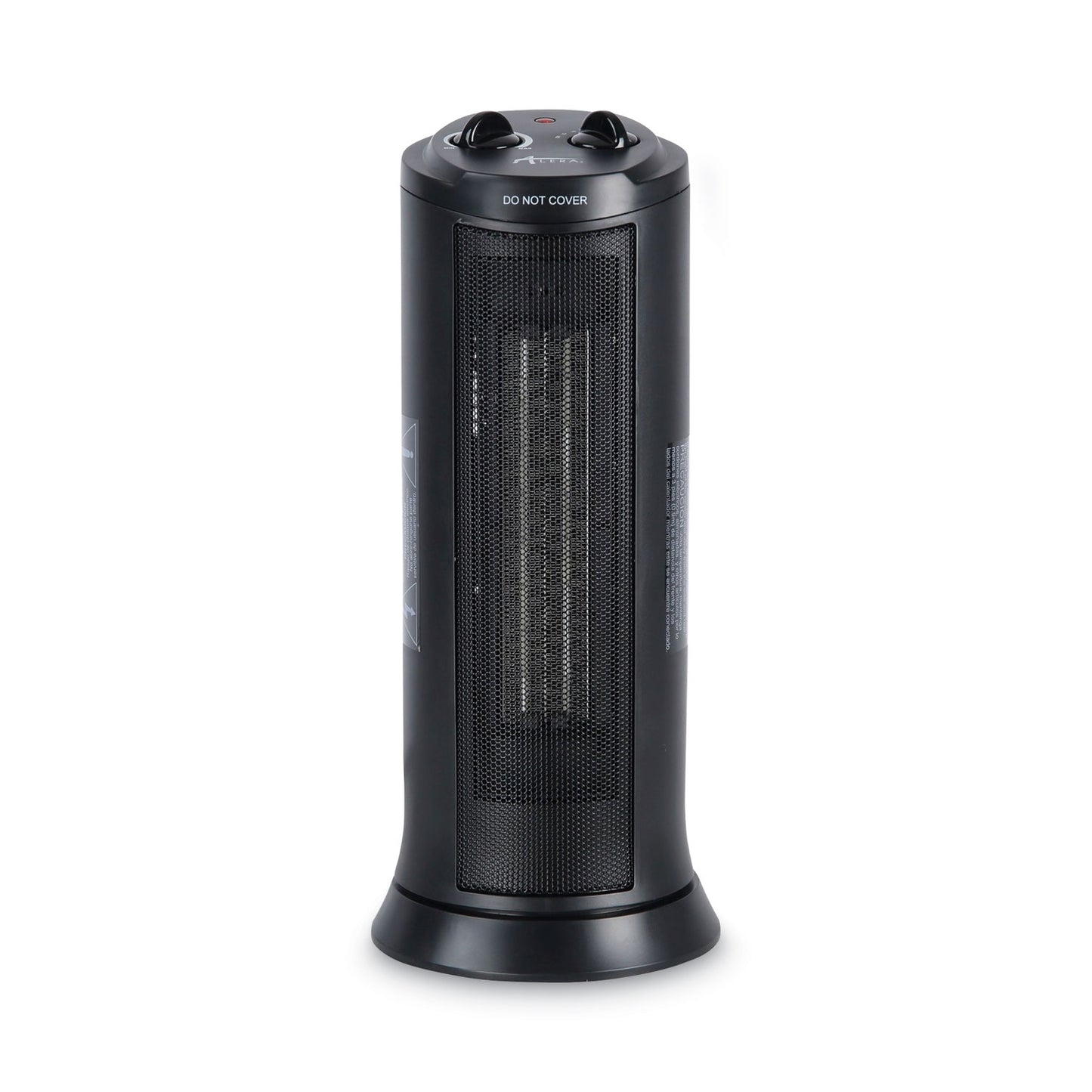 Alera Mini Tower Ceramic Heater, 1,500 W, 7.37 x 7.37 x 17.37, Black (ALEHECT17)
