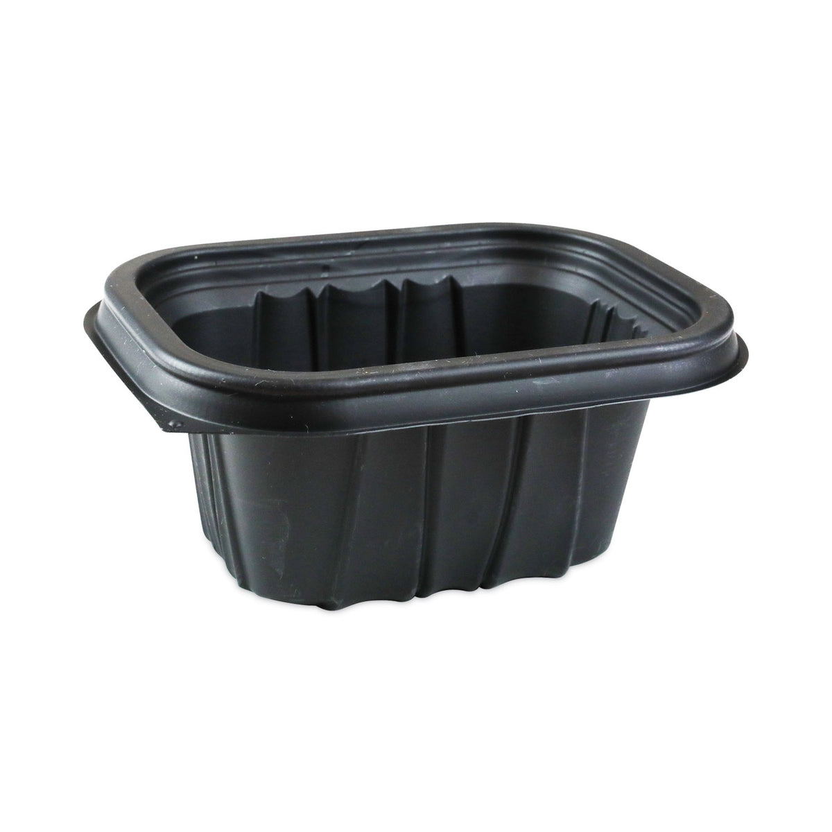 Pactiv Evergreen EarthChoice Entree2Go Takeout Container, 12 oz, 5.65 x 4.25 x 2.57, Black, Plastic, 600/Carton (PCTYCNB6X412000)