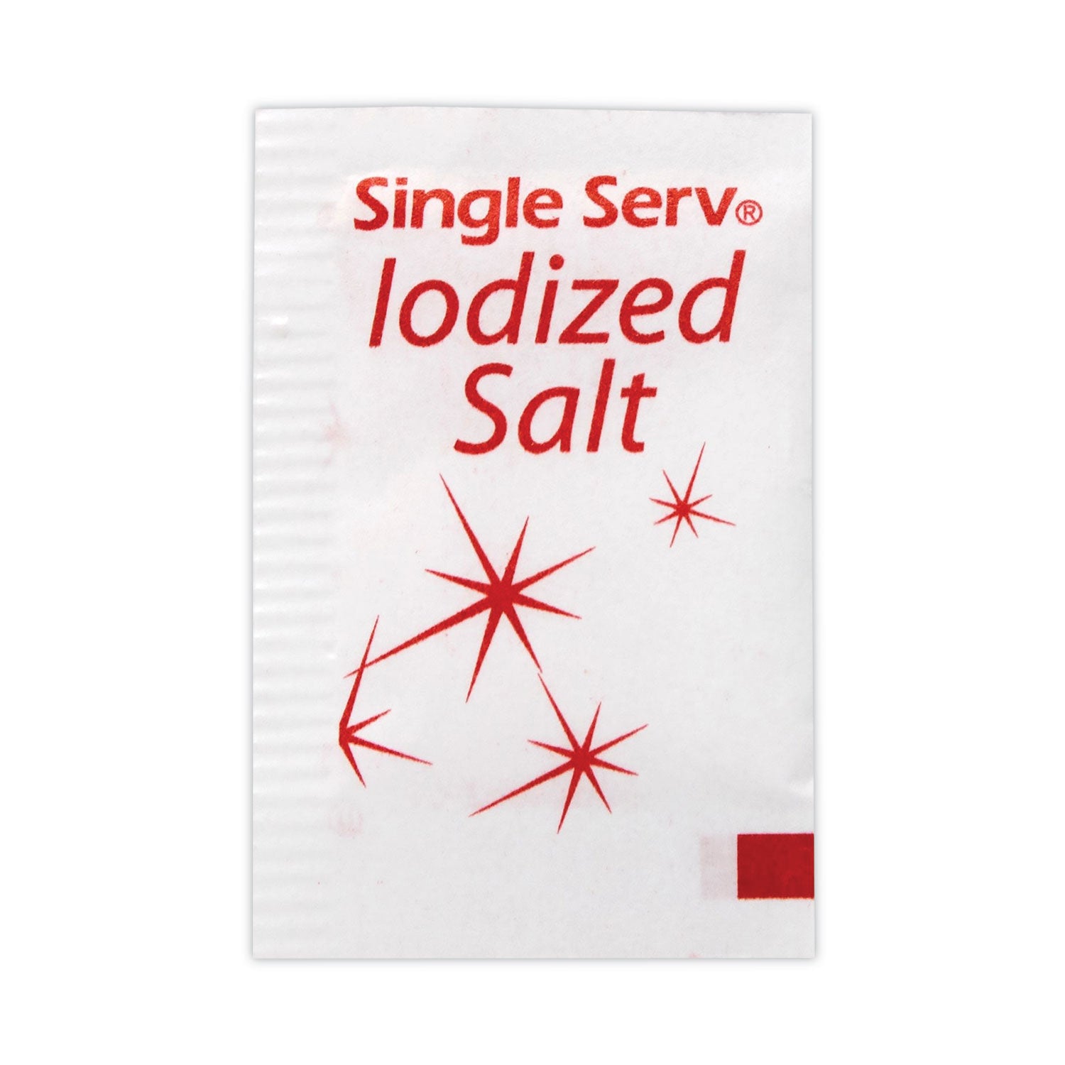 Diamond Crystal Iodized Salt Packet, 0.6 g Packet, 3,000/Carton (GRR20900355)