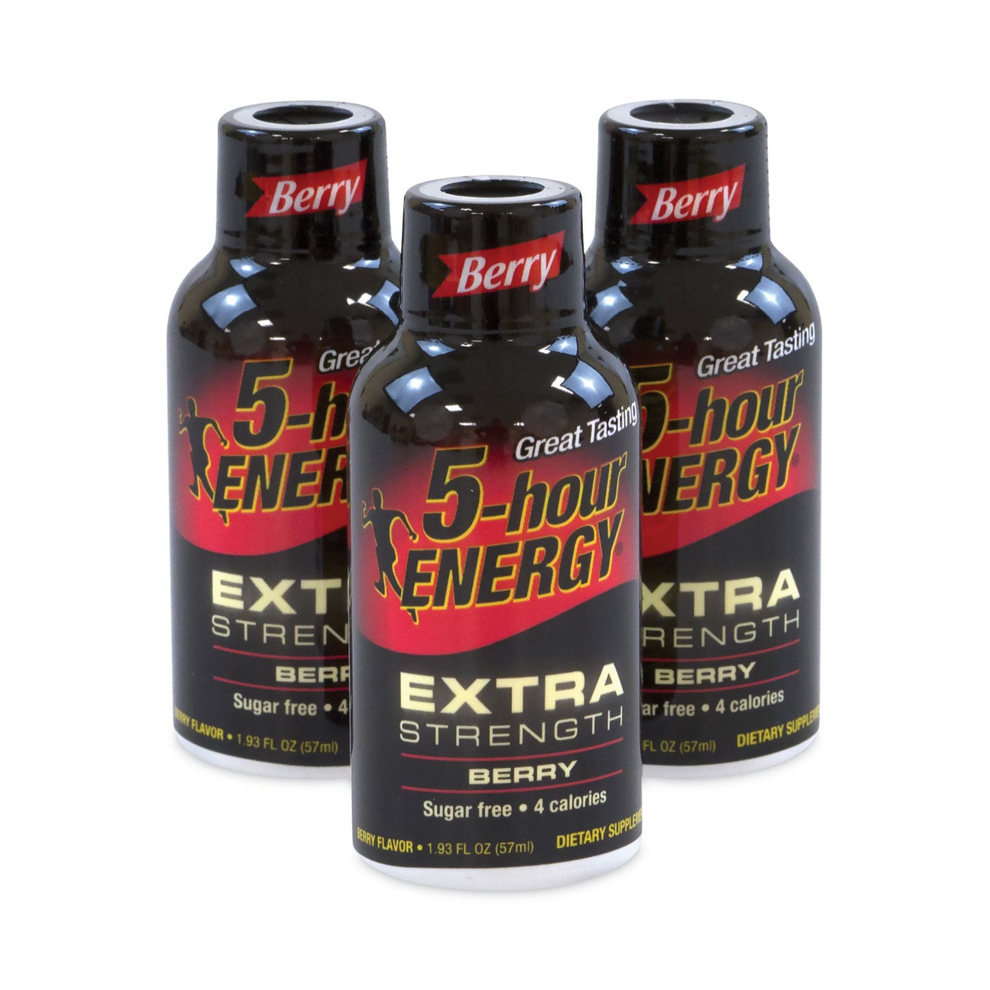 5-hour ENERGY Extra Strength Energy Drink, Berry, 1.93 oz Bottle, 24/Carton (GRR22000631)