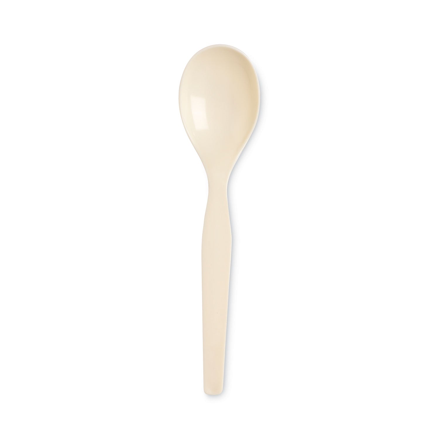 Dixie SmartStock Plastic Cutlery Refill, Soup Spoon, 6", Series-O Mediumweight, Beige, 40/Pack, 24 Packs/Carton (DXESSSOUP11B)