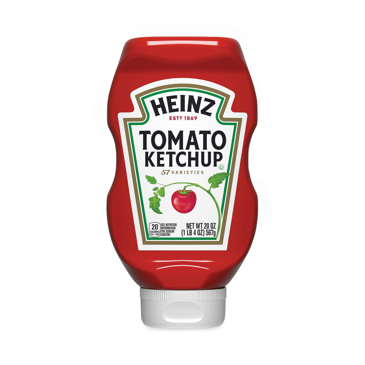Heinz Tomato Ketchup Squeeze Bottle, 20 oz Bottle, 3/Pack (GRR20901009)