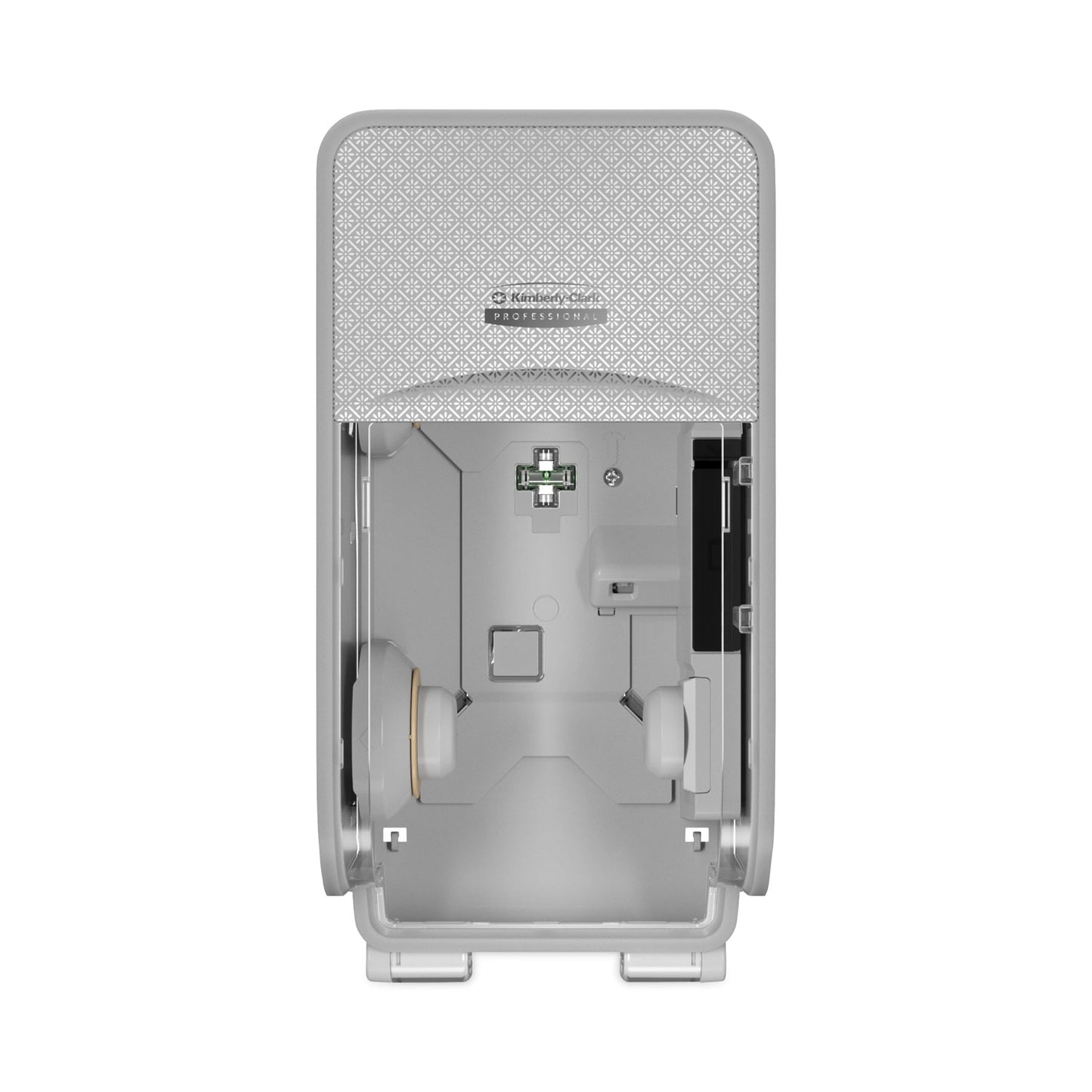 Kimberly-Clark ICON Coreless Standard Roll Toilet Paper Dispenser, 7.18 x 13.37 x 7.06, Silver Mosaic (KCC53696)