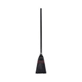Boardwalk Flag Tipped Poly Lobby Brooms, Flag Tipped Poly Bristles, 38" Overall Length, Natural/Black, 12/Carton (BWK951BP)