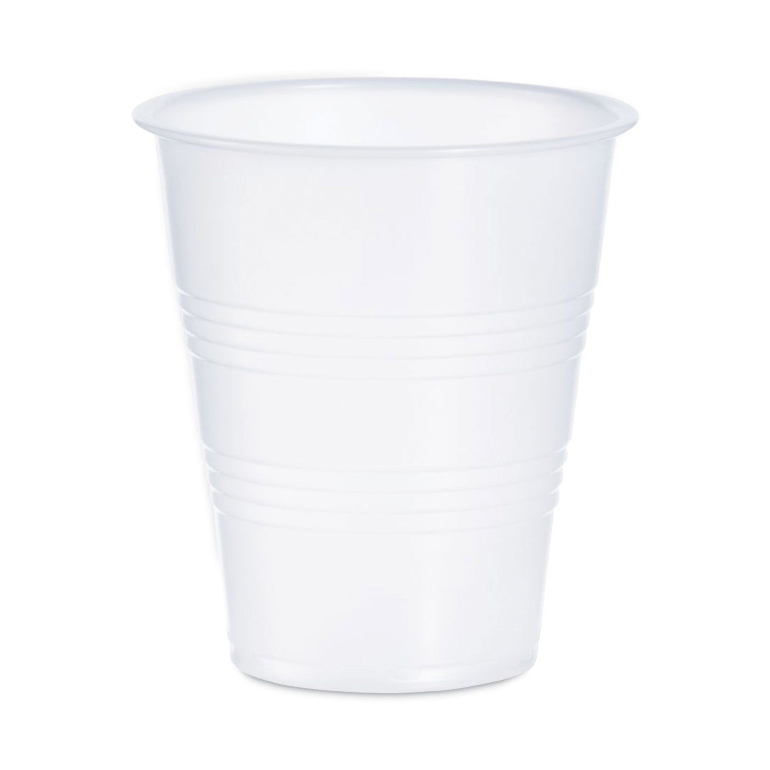 Dart High-Impact Polystyrene Cold Cups, 7 oz, Translucent, 100 Cups/Sleeve, 25 Sleeves/Carton (DCCY7)
