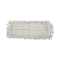 Boardwalk Disposable Cut End Dust Mop Head, Cotton/Synthetic, 24w x 5d, White (BWK1624)