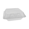 Pactiv Evergreen SmartLock Foam Hinged Lid Container, Medium, 3-Compartment, 8 x 8.5 x 3, White, 150/Carton (PCTYHLW08030000)