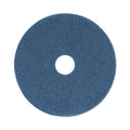 Boardwalk Scrubbing Floor Pads, 20" Diameter, Blue, 5/Carton (BWK4020BLU)