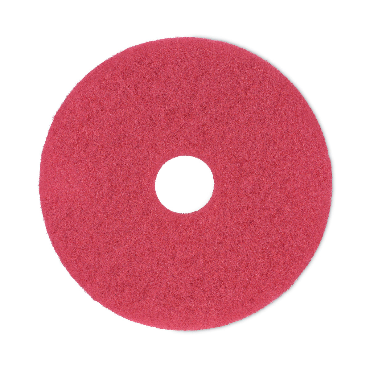 Boardwalk Buffing Floor Pads, 16" Diameter, Red, 5/Carton (BWK4016RED)
