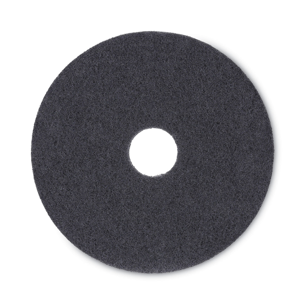 Boardwalk Stripping Floor Pads, 16" Diameter, Black, 5/Carton (BWK4016BLA)