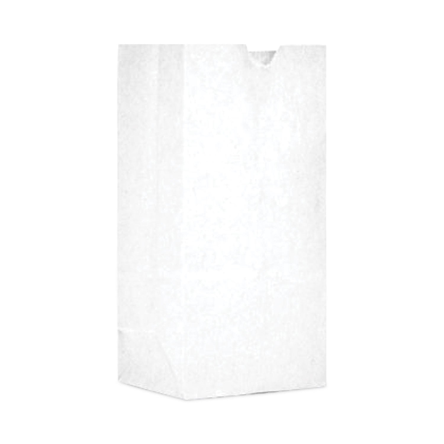 AJM Packaging Grocery Bag, 7" x 3.5" x 10.5", White, 500/Carton (BAGGW1500)