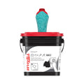 WypAll Power Clean ProScrub Pre-Saturated Wipes, Cloth, 9.5 x 12, Citrus Scent, Green, 75/Bucket (KCC91371EA)