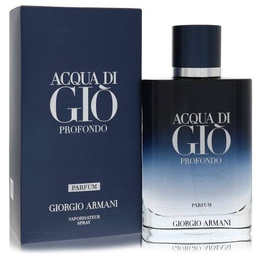 Acqua Di Gio Profondo by Giorgio Armani Eau De Parfum Spray Refillable (Unboxed) 3.3 oz for Men