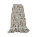 Boardwalk Pro Loop Web/Tailband Wet Mop Head, Cotton, 24oz, White (BWK424CEA)