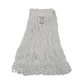 Boardwalk Pro Loop Web/Tailband Wet Mop Head, Rayon, #24 Size, White, 12/Carton (BWK4024RCT)