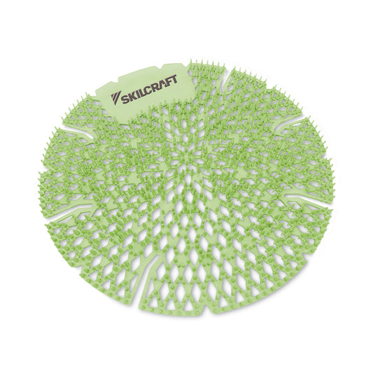 AbilityOne 6840016998438, SKILCRAFT Lasting Power Urinal Screen Deodorizer, Calypso Lime, Green, 10/Carton