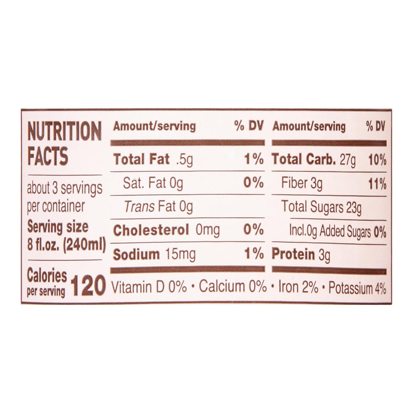 Bionaturae Fruit Nectar - Orangic - Apricot - 25.4 oz - case of 6