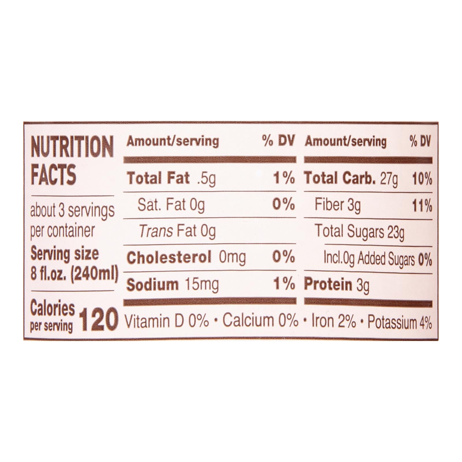 Bionaturae Fruit Nectar - Orangic - Apricot - 25.4 oz - case of 6