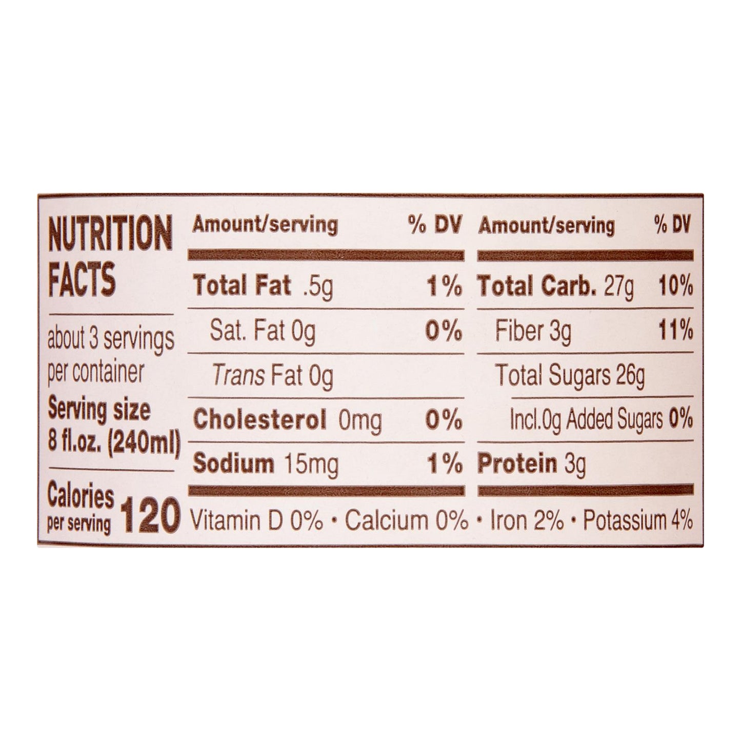 Bionaturae Fruit Nectar - Orangic - Peach - 25.4 oz - case of 6