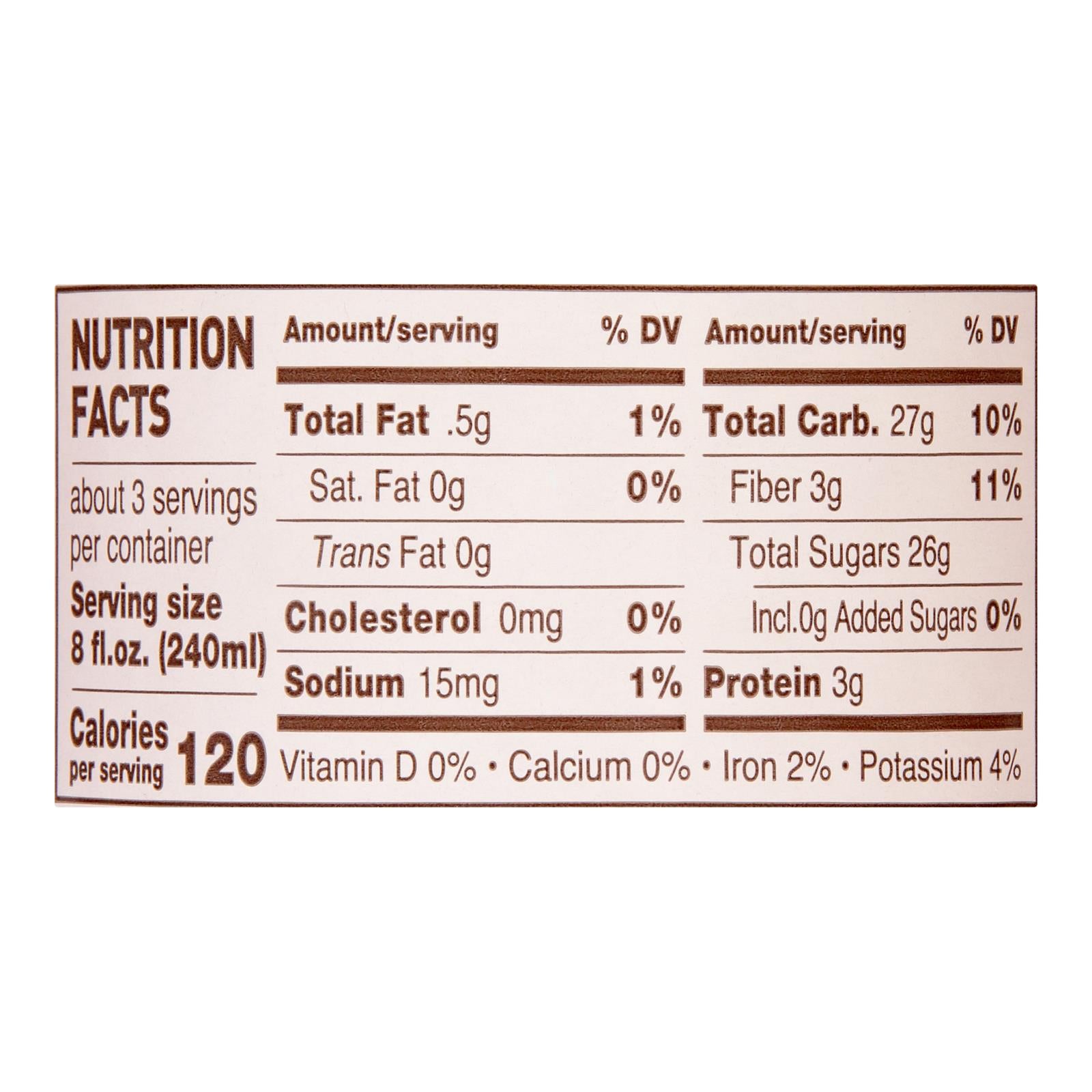 Bionaturae Fruit Nectar - Orangic - Peach - 25.4 oz - case of 6