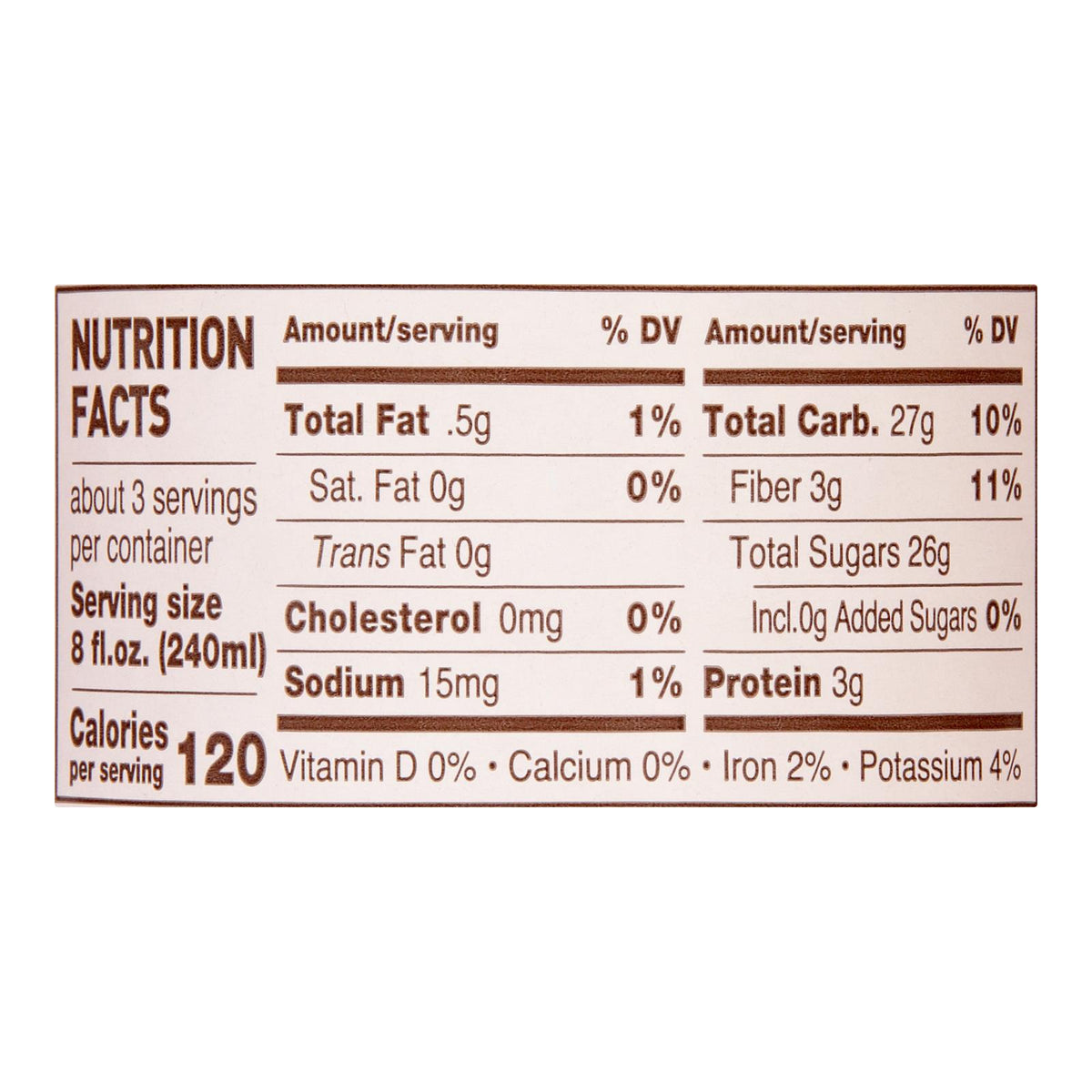 Bionaturae Fruit Nectar - Orangic - Peach - 25.4 oz - case of 6