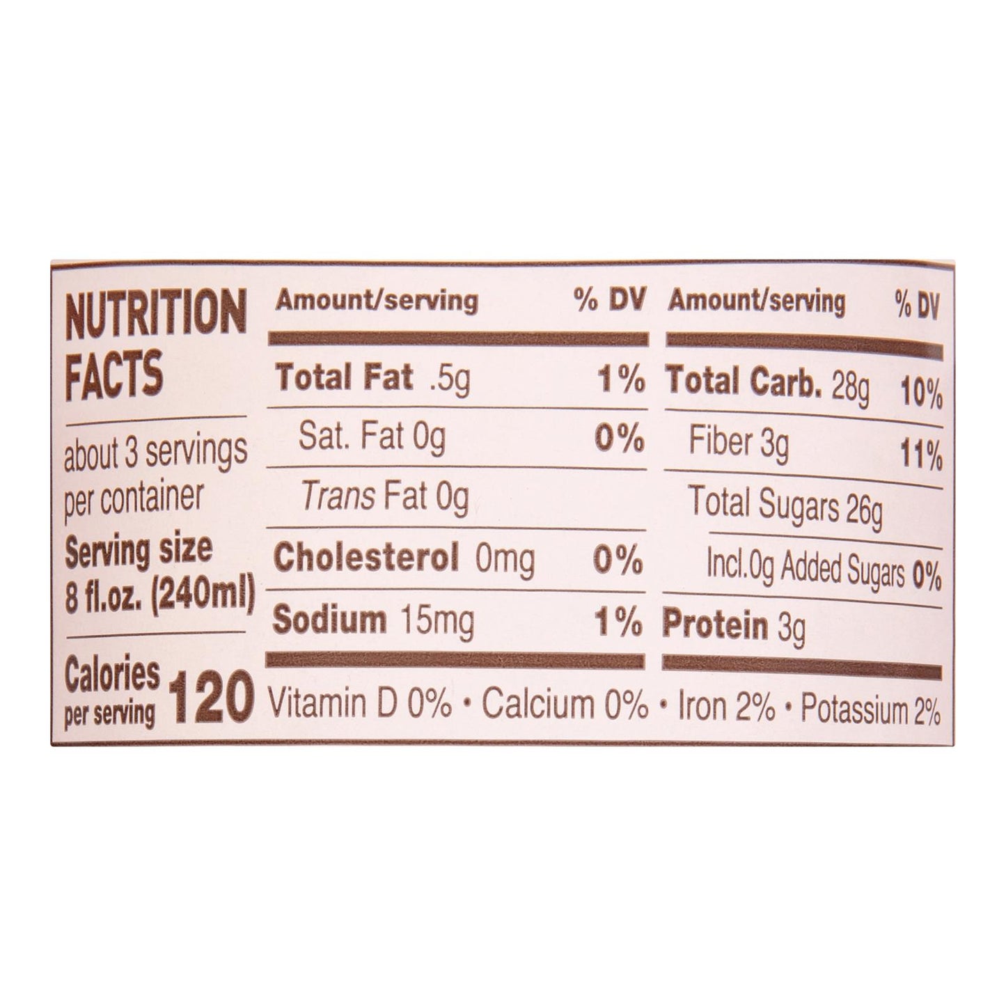 Bionaturae Fruit Nectar - Orangic - Pear - 25.4 oz - case of 6