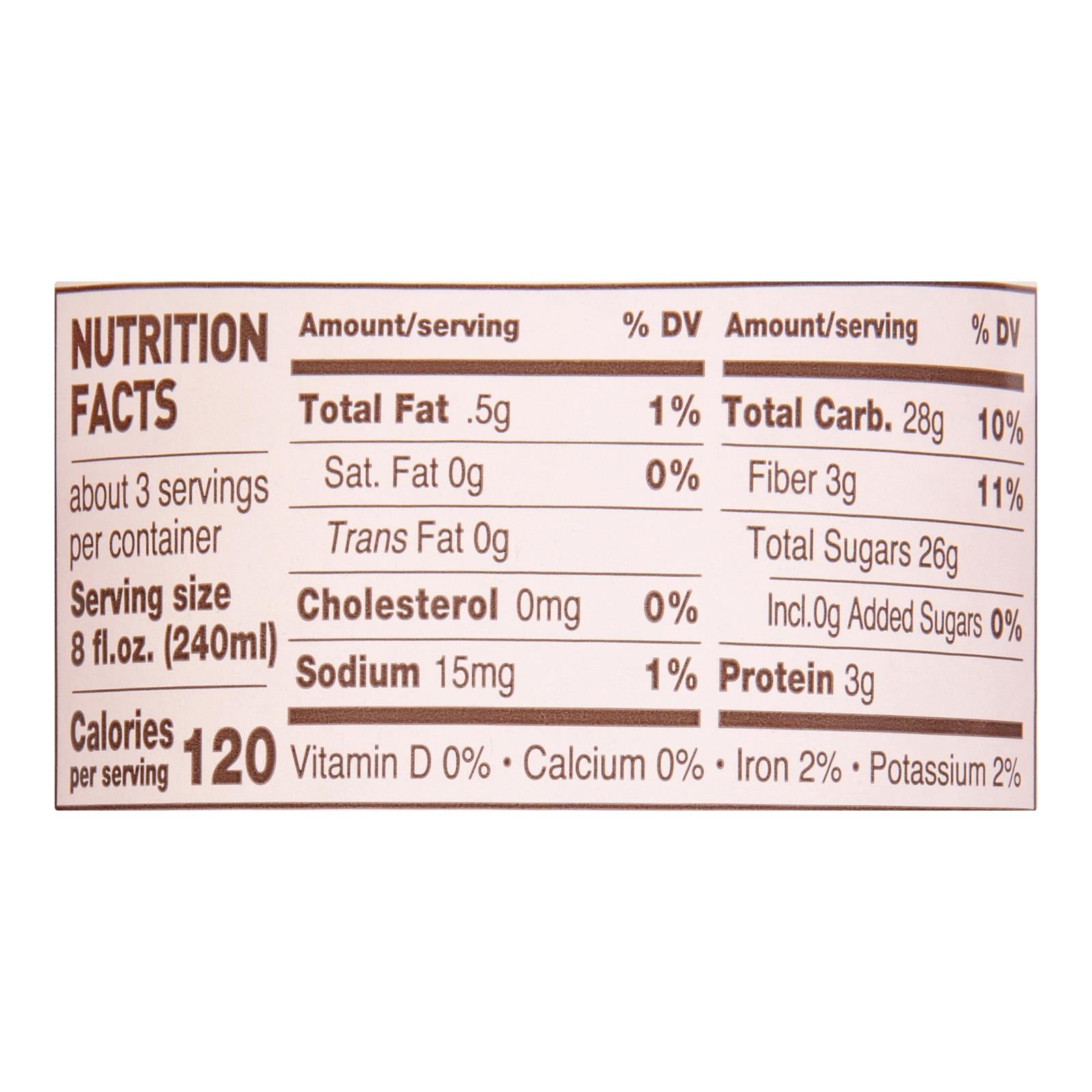 Bionaturae Fruit Nectar - Orangic - Pear - 25.4 oz - case of 6