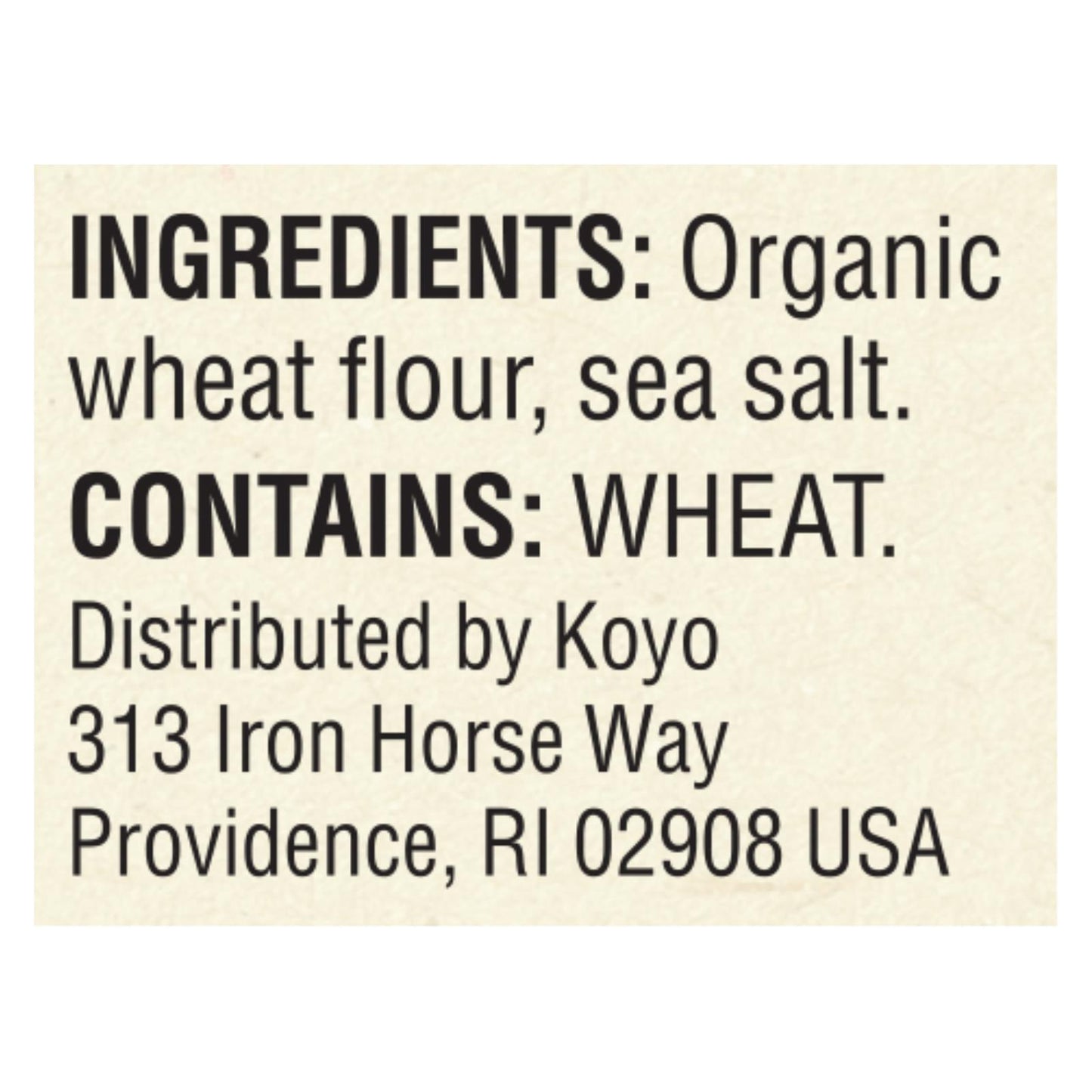 Koyo Organic Udon Noodles - Case of 12 - 8 OZ