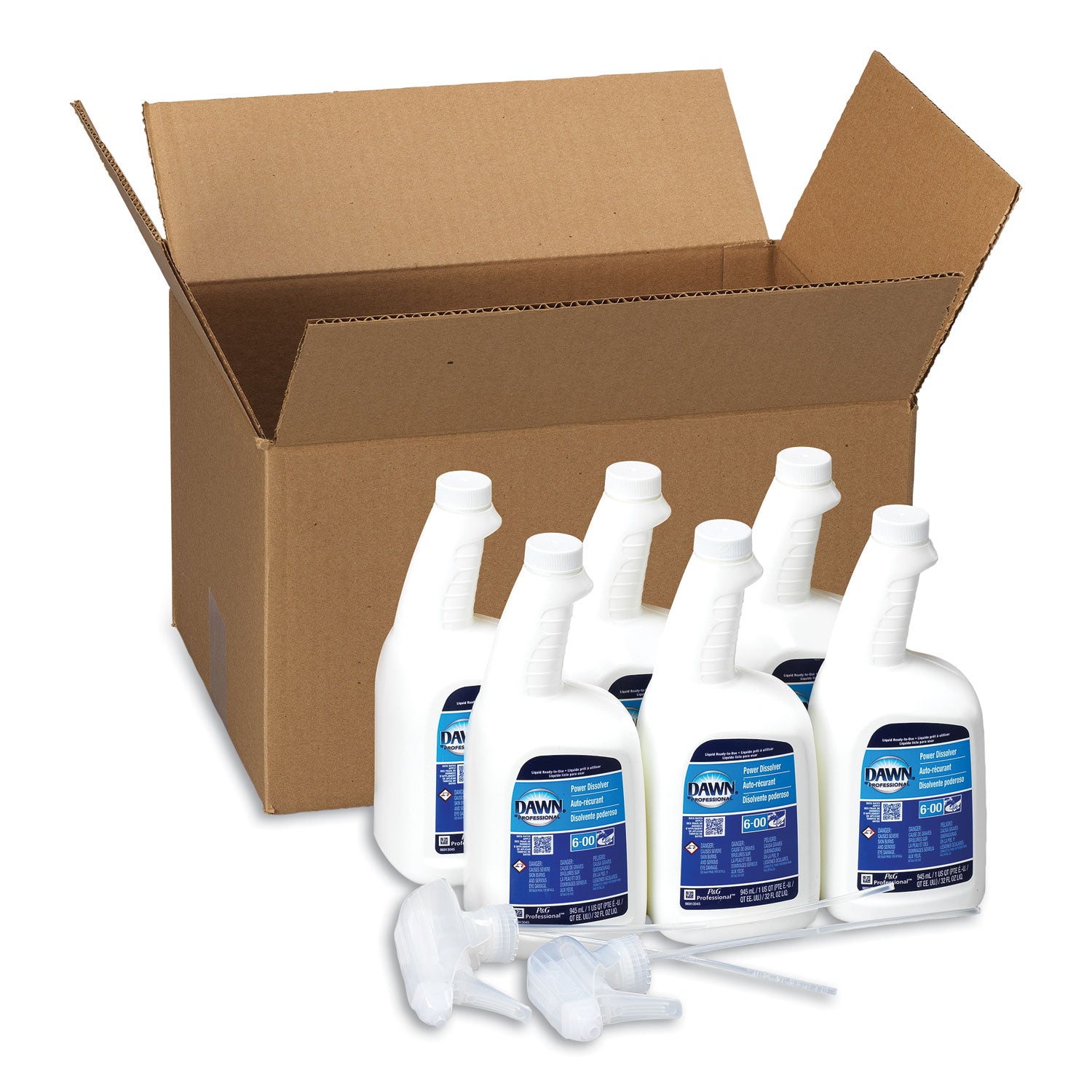 Dawn Professional Liquid Ready-To-Use Grease Fighting Power Dissolver Spray, 32 oz Spray Bottle, 6/Carton (PGC56037)