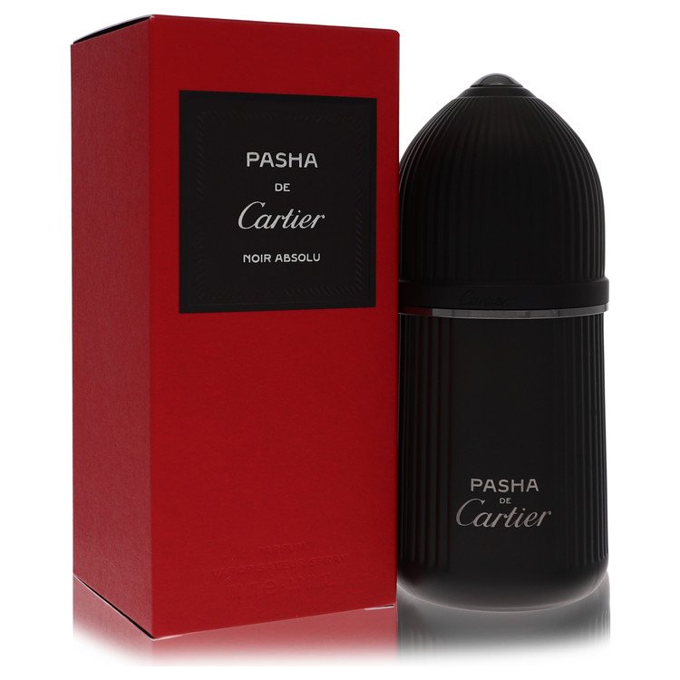 Pasha De Cartier Noire Absolu by Cartier Parfum Spray (Unboxed) 3.3 oz for Men