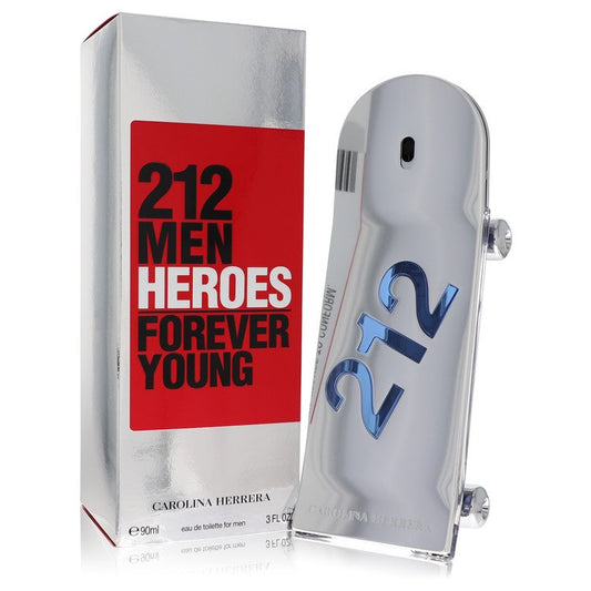 212 Heroes by Carolina Herrera Eau De Toilette Spray (Unboxed) 1.7 oz for Men