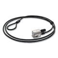 AbilityOne 5340016952543, SKILCRAFT Kensington Keyed Computer Lock for Surface Pro/Surface Go, 6 ft, Black/Silver